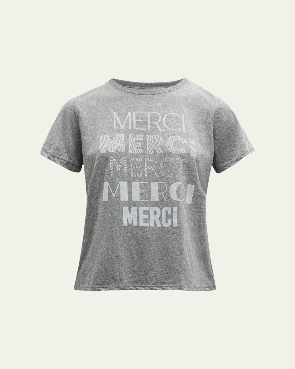 Multi Merci Print Short-Sleeve T-Shirt
